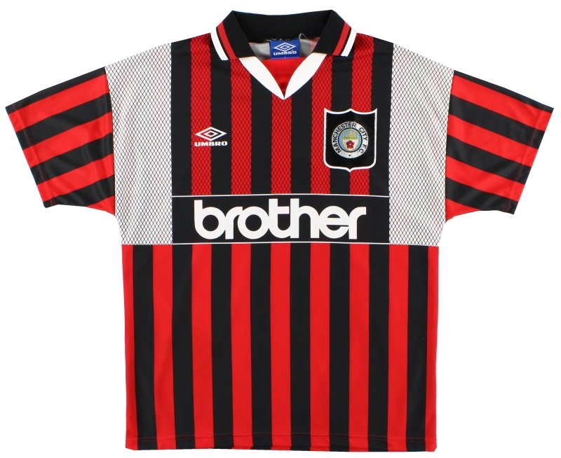  Camisa II Manchester City 1994 1996 Umbro retro
